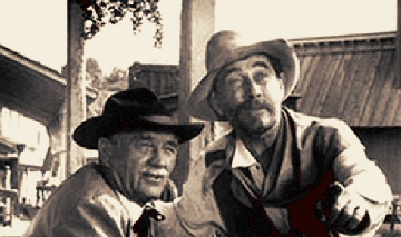 Doc and Festus from the TV show Gunsmoke