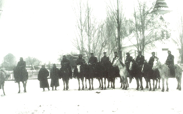 posse leaving Eagleville, Nevada