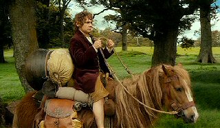 Bilbo on a pony