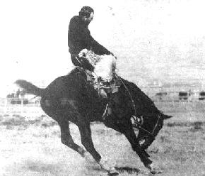 Guy Holt riding Steamboat