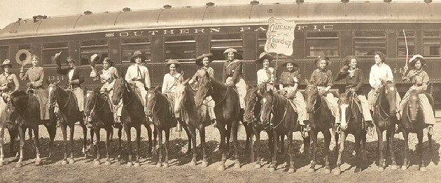 Cow Girls at the Pendleton, Oregon, Round Up in 1911