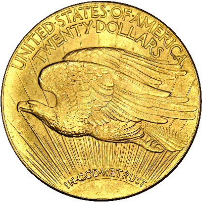 Double eagle gold coin