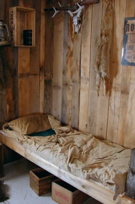 Line Shack reconstruction at Effie Rodeo museum