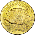 Double eagle gold coin