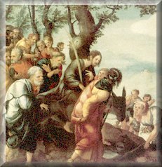Jesus Enters Jerusalem on a colt