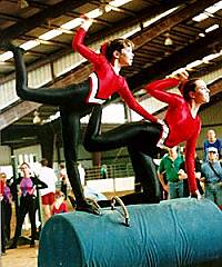 Topaz Vaulters at a barrel competition