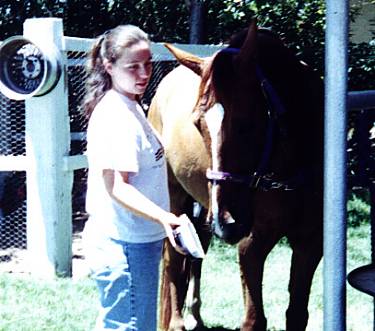 Adriane grooming King in California!