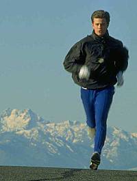 Rocky Mountain jogger