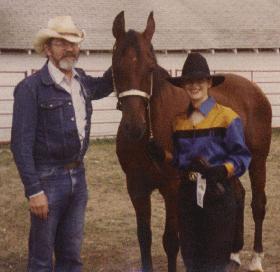 Kelly Kloepfer's first ribbon