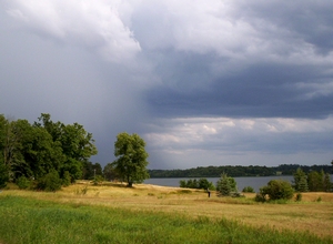 Rain shower and sunshine